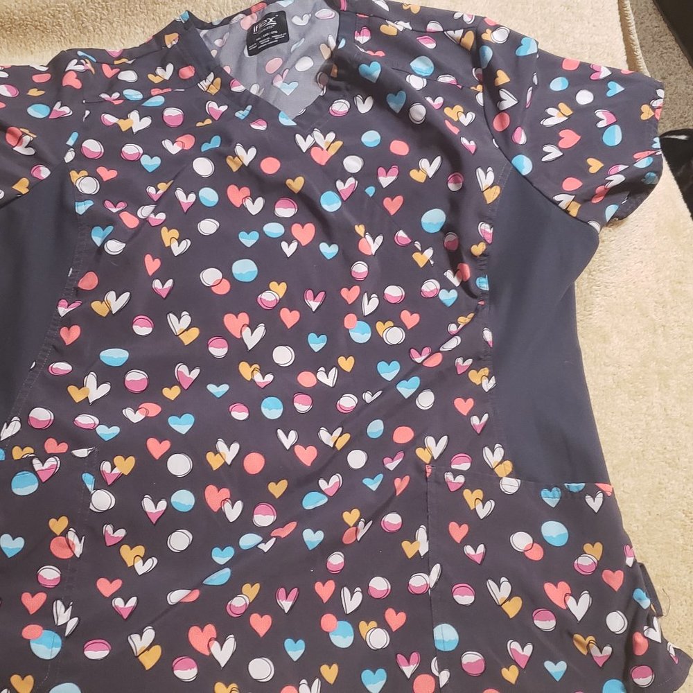 iFlex Cherokee 3XL Polyester/Spandex Scrub Top